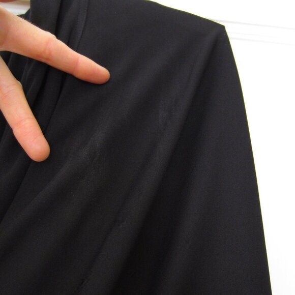 NWT HALSTON Black Cape Jumpsuit Sz 10 Classy - Picture 15 of 16